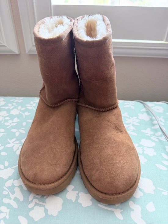 UGG Shoes - UGG Chestnut Rubber-Soled Shearling Boots